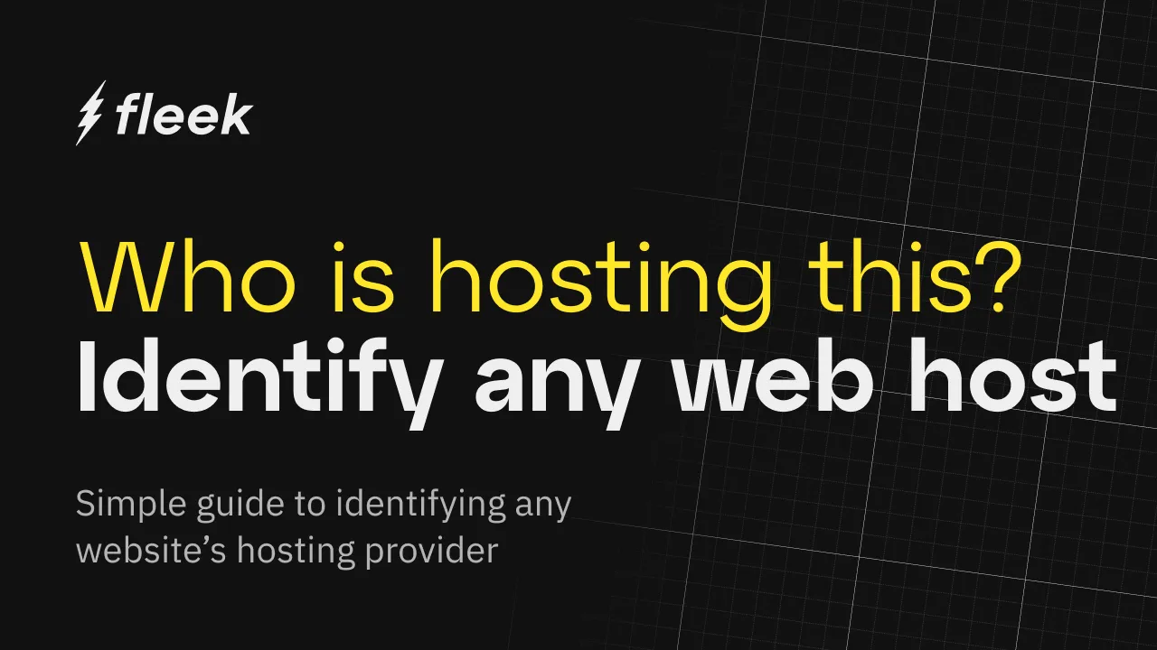 Who is hosting this? A simple guide to identifying a website hosting provider